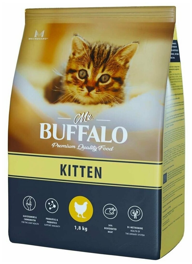 Mr.Buffalo корм для котят, курица 10 кг