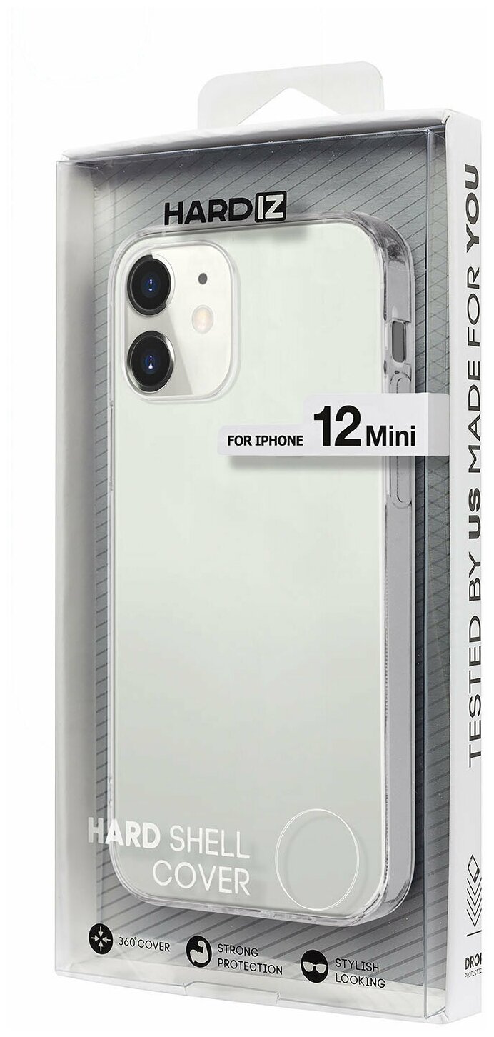 Защитная комбинированная панель HARDIZ Hybrid Case for iPhone 12 Mini Прозрачный