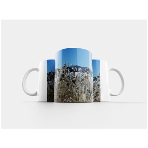 фото Кружка "зима, альпийская панорама, озеро" 320 мл lotsprints