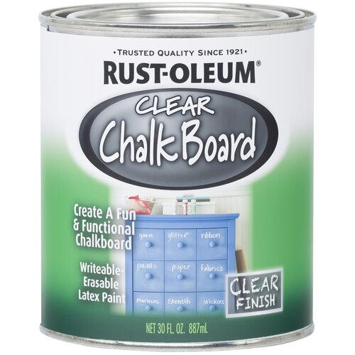 Краска алкидно-акриловая Rust-Oleum Chalkboard матовая clear finish 0.887 л