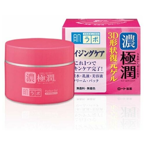 Rohto HADALABO Koi-Gokujyun 3D Restoration Perfect Gel Антивозрастной гель для лица 100 гр.