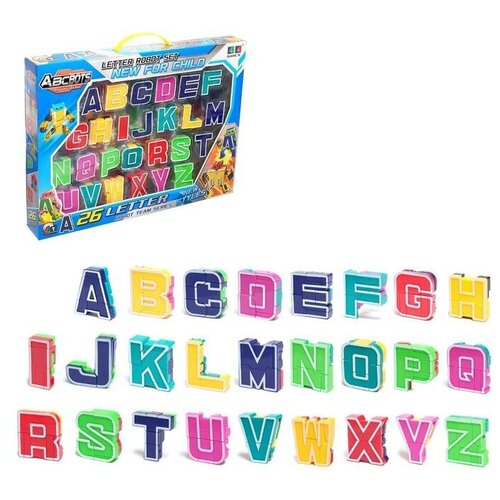 фото Набор роботов робо буквы, трансформируются 6255374 . yandex market