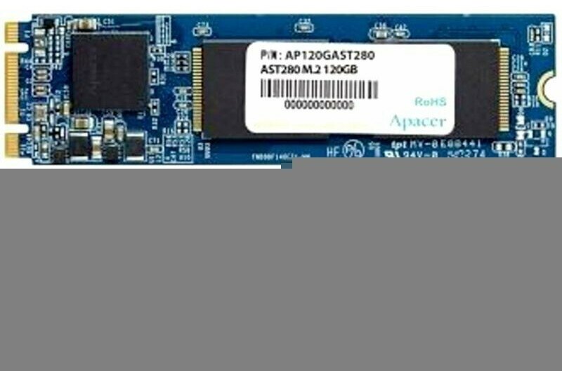 Накопитель SSD M.2 2280 Apacer AST280 120GB TLC SATA 6Gb/s 500/470MB/s IOPS 23K MTBF 1.5M RTL - фото №7