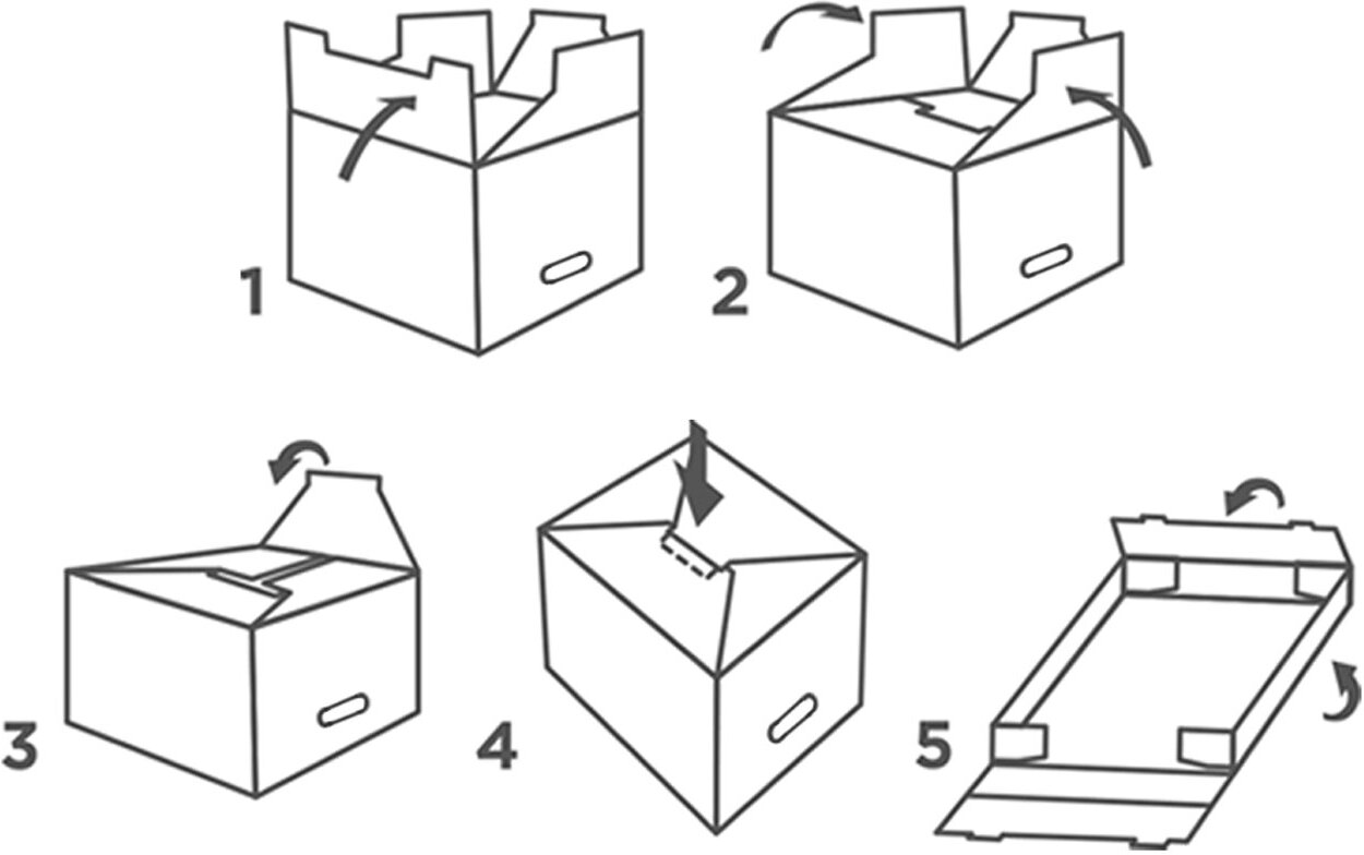 Коробка для хранения вещей с крышкой картонная, набор 4 шт., белый,черный - фотография № 10