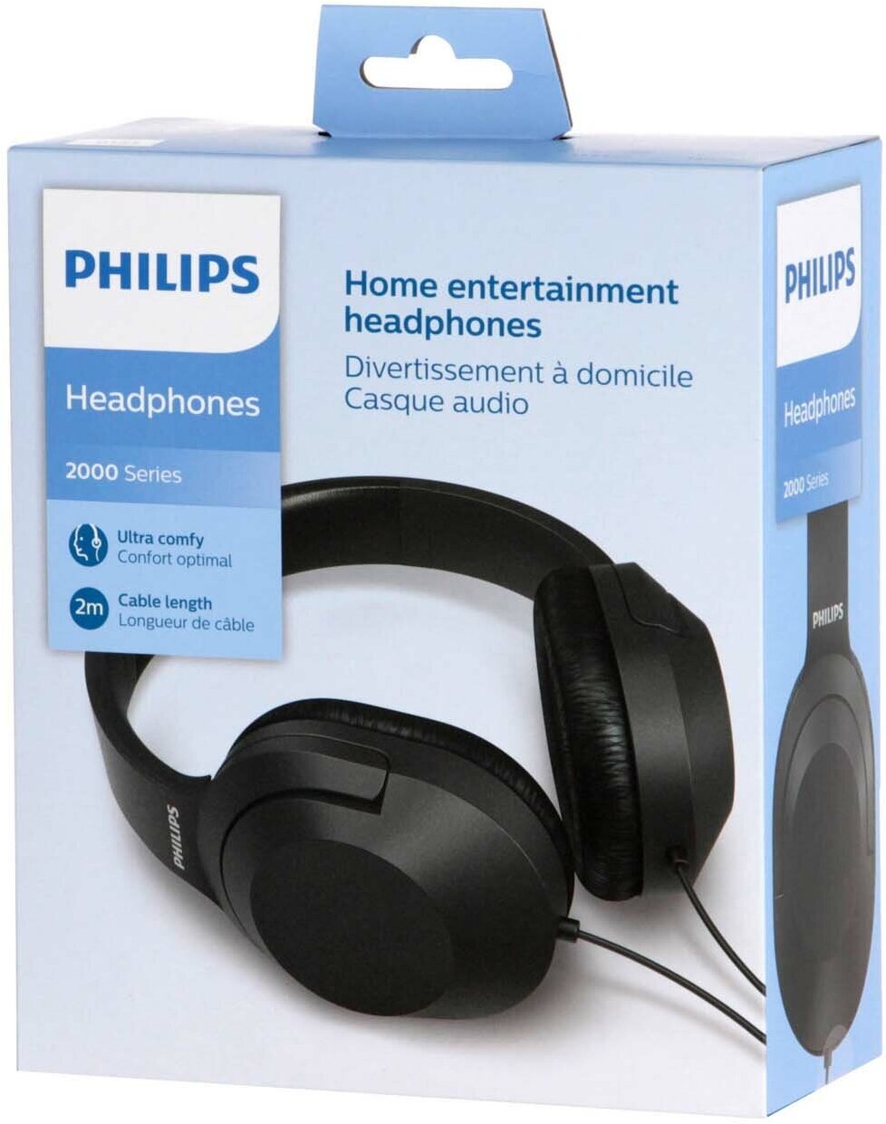 Наушники PHILIPS , 3.5 мм, накладные, черный - фото №7