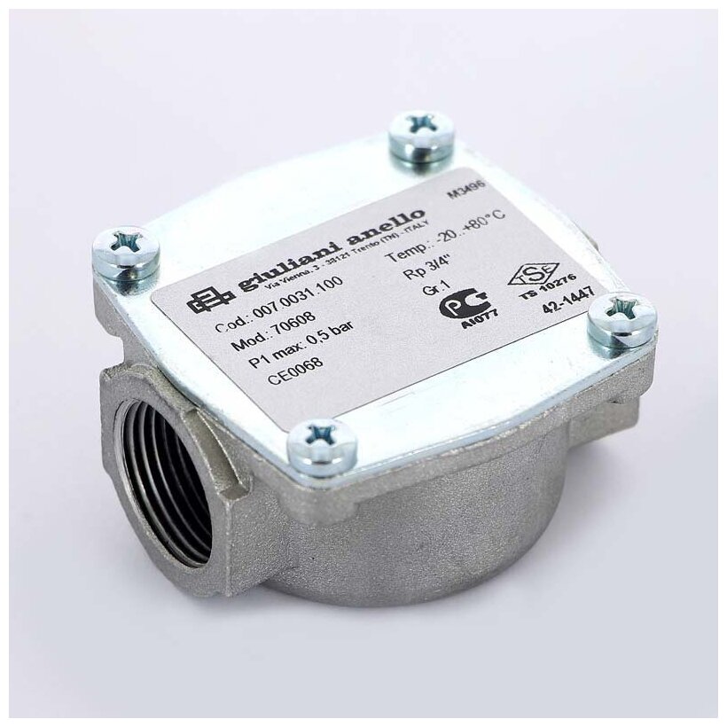 Фильтр газовый для серий FGB20 WATTS Ind 3/4" 0,5бар