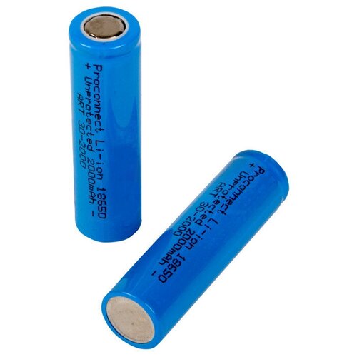 фото Аккумулятор proconnect 10 штук 18650 li-ion 2000 mah 3.7v 30-2000