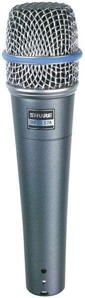 Shure BETA 57A, разъем: XLR 5 pin (M), серый