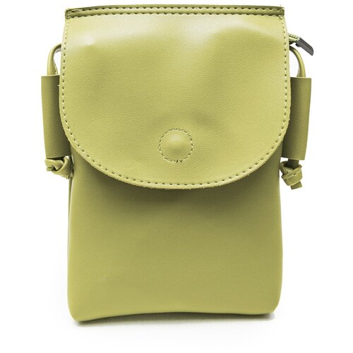 Плоская женская кожаная сумка — современный модный аксессуар OMW-0271/2