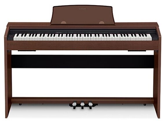 Цифровое фортепиано Casio Privia PX-770BN, коричневый