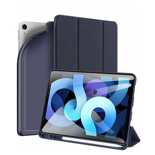 фото Чехол книжка dux ducis для ipad air 4 10.9 2020 osom series синяя