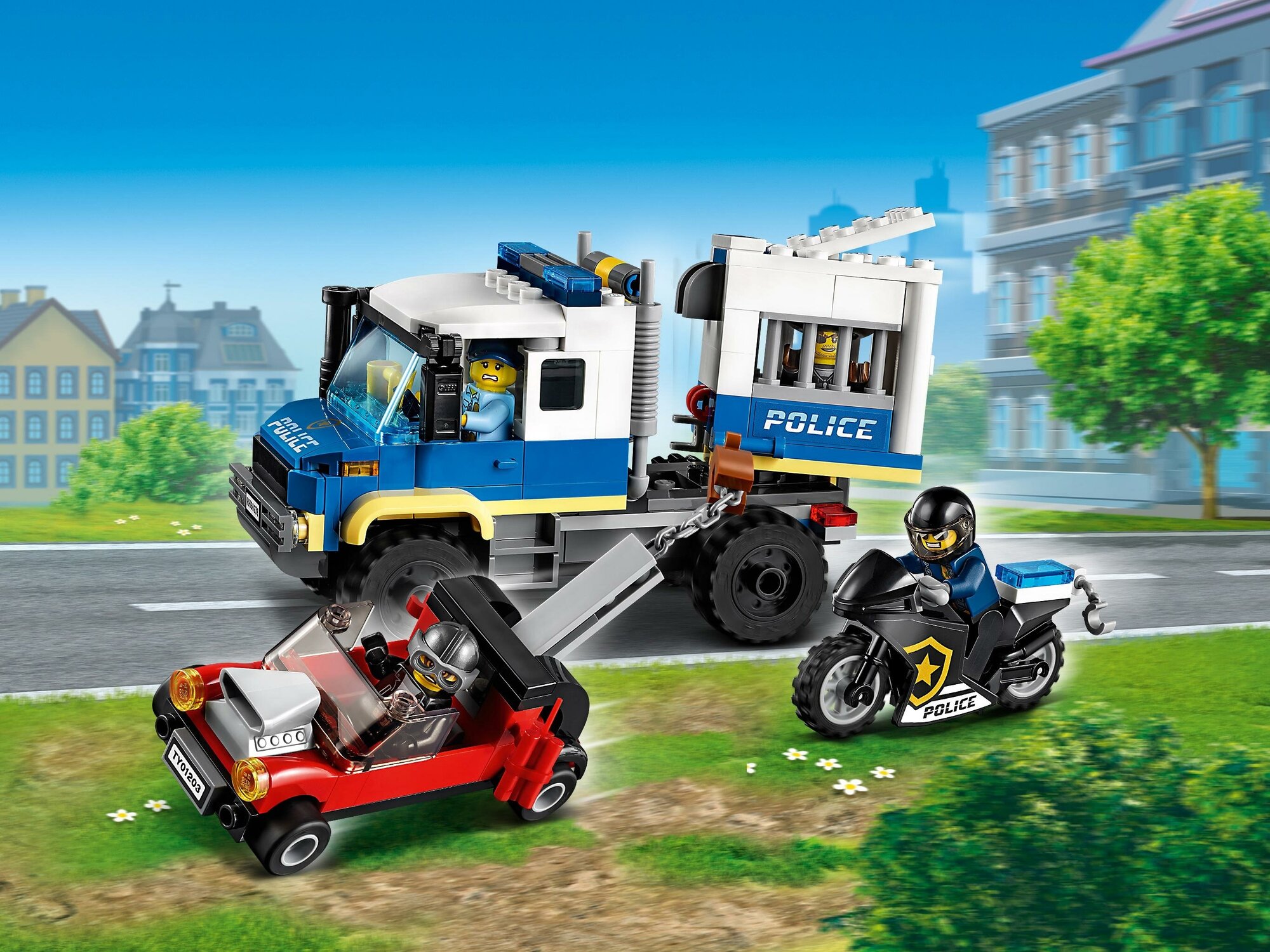 Конструктор LEGO City 60276 Транспорт для перевозки преступников - фото №10
