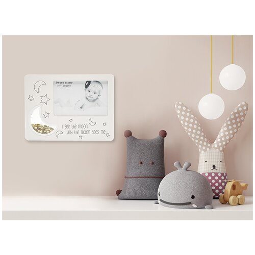 Фоторамка Fotografia I See The Moon, FFL - 811, серый, для фото 10 х 15 см, 23 х 1,2 х 17 см