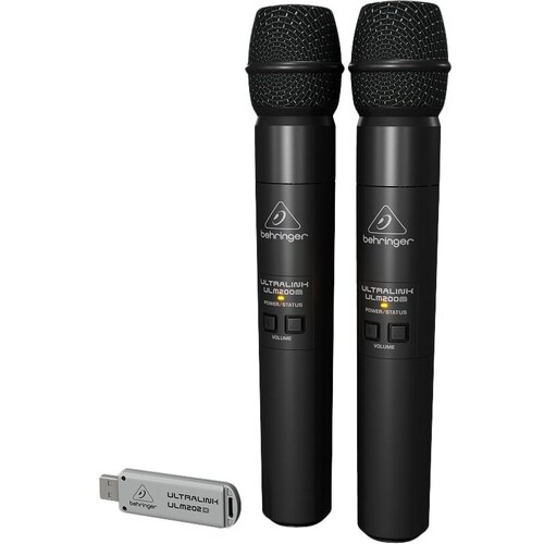 Behringer ULM202USB - Радиосистема цифровая 2 микрофона + двухканальный USB приемник