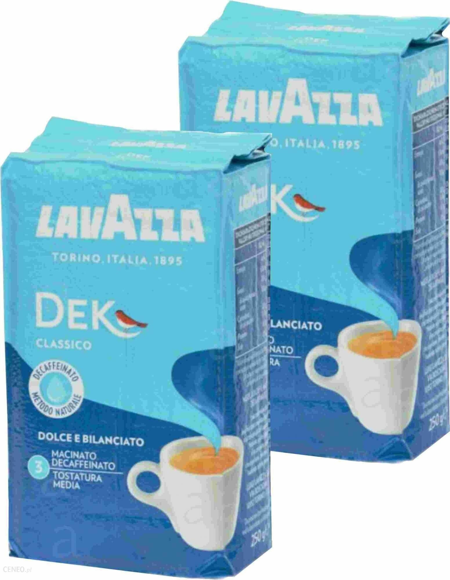 Молотый кофе без кофеина Lavazza Dec Classico 2 шт по 250г