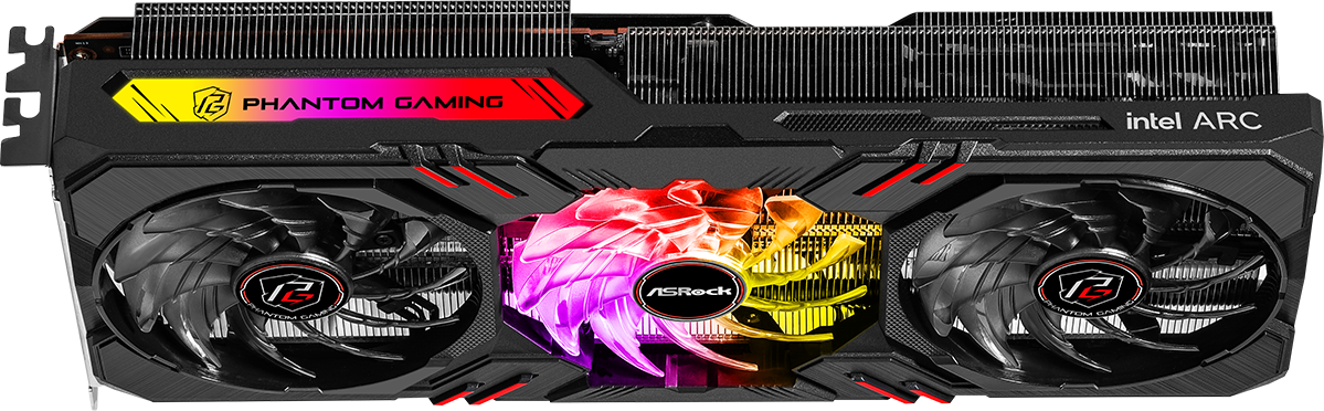 Внешняя видеокарта ASRock Intel Arc A770 Phantom Gaming D OC (A770 PGD 8GO)