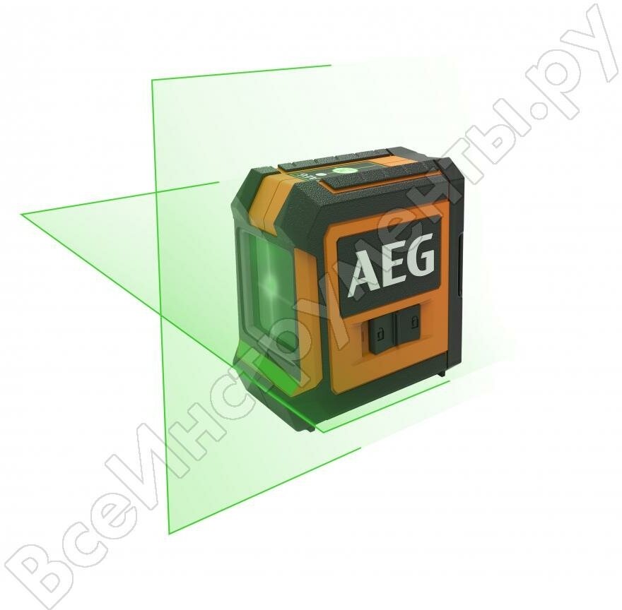 фото Лазерный нивелир AEG Powertools CLG220-K 4935472254 (с магнитным и потолочным кронштейнами)
