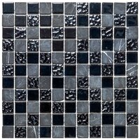 Мозаика из стекло мрамор Natural Mosaic MSD-029 квадрат