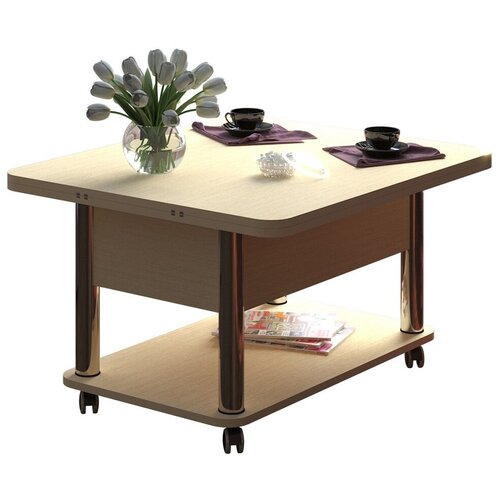 Кухонный стол Форвард-мебель Гросс Хром Венге светлый 16570₽