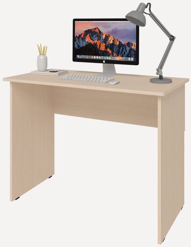 Изображение товара Стол письменный СитиМебель Хит-18, ШхГхВ: 120х50х75 см, цвет: Дуб молочный