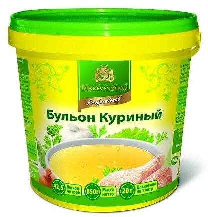 Бульон Mareven Food куриный ведро 850г