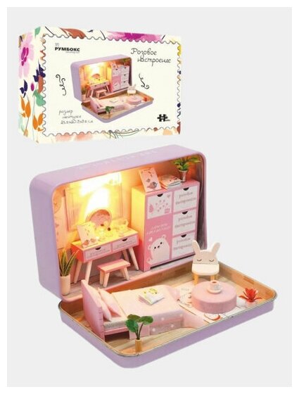 MiniHouse в шкатулке: Розовое настроение Diy House - фото №11