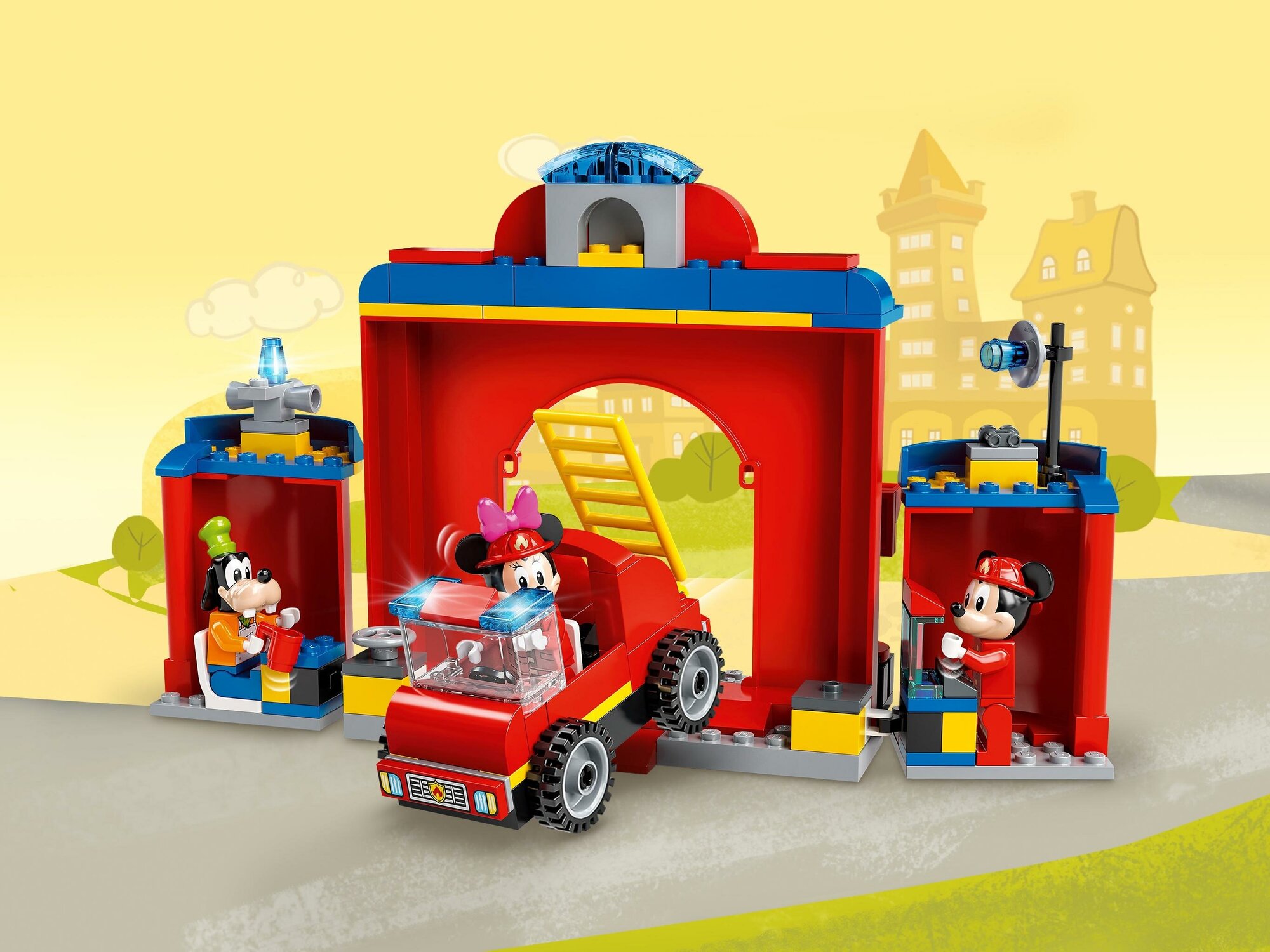 Конструктор LEGO Mickey and Friends Пожарная часть и машина Микки и его друзей - фото №18