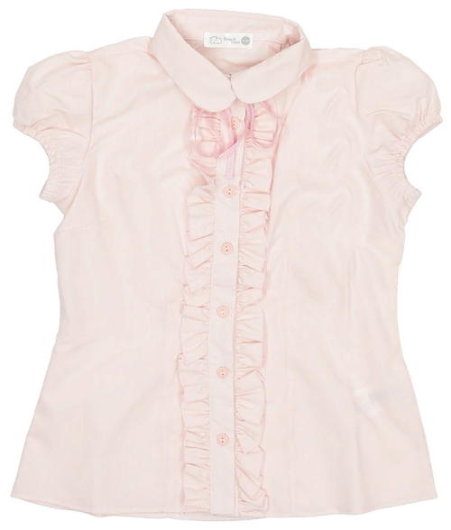 Школьная блуза Белый Слон, размер 128, розовый