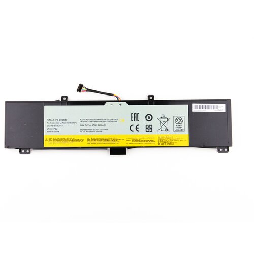 Аккумулятор для Lenovo Y50-70 Y70-70 OEM (7.4V 6400mAh) p/n: 121500251 L13M4P02 L13N4P01 аккумуляторная батарея pitatel bt 1588 для ноутбуков lenovo ideapad y50 70 y50 70 touch y70 70 y70 70 touch l13n4p01 l13m4p02 6400мач