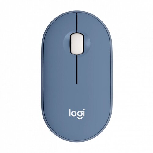 Мышь беспроводная Logitech Pebble M350 оптическая беспроводная USB синий 249000₽