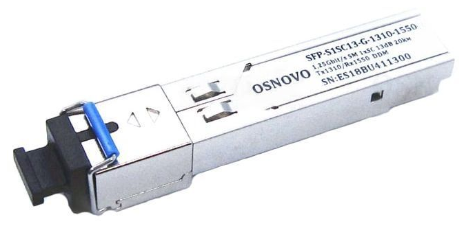 Трансивер OSNOVO SFP-S1SC12-G-1310-1550