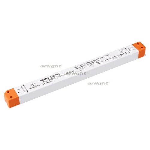 Блок питания ARV-SN24150-SLIM-PFC-C (24V, 6.25A, 150W) (Arlight, IP20 Пластик, 3 года)