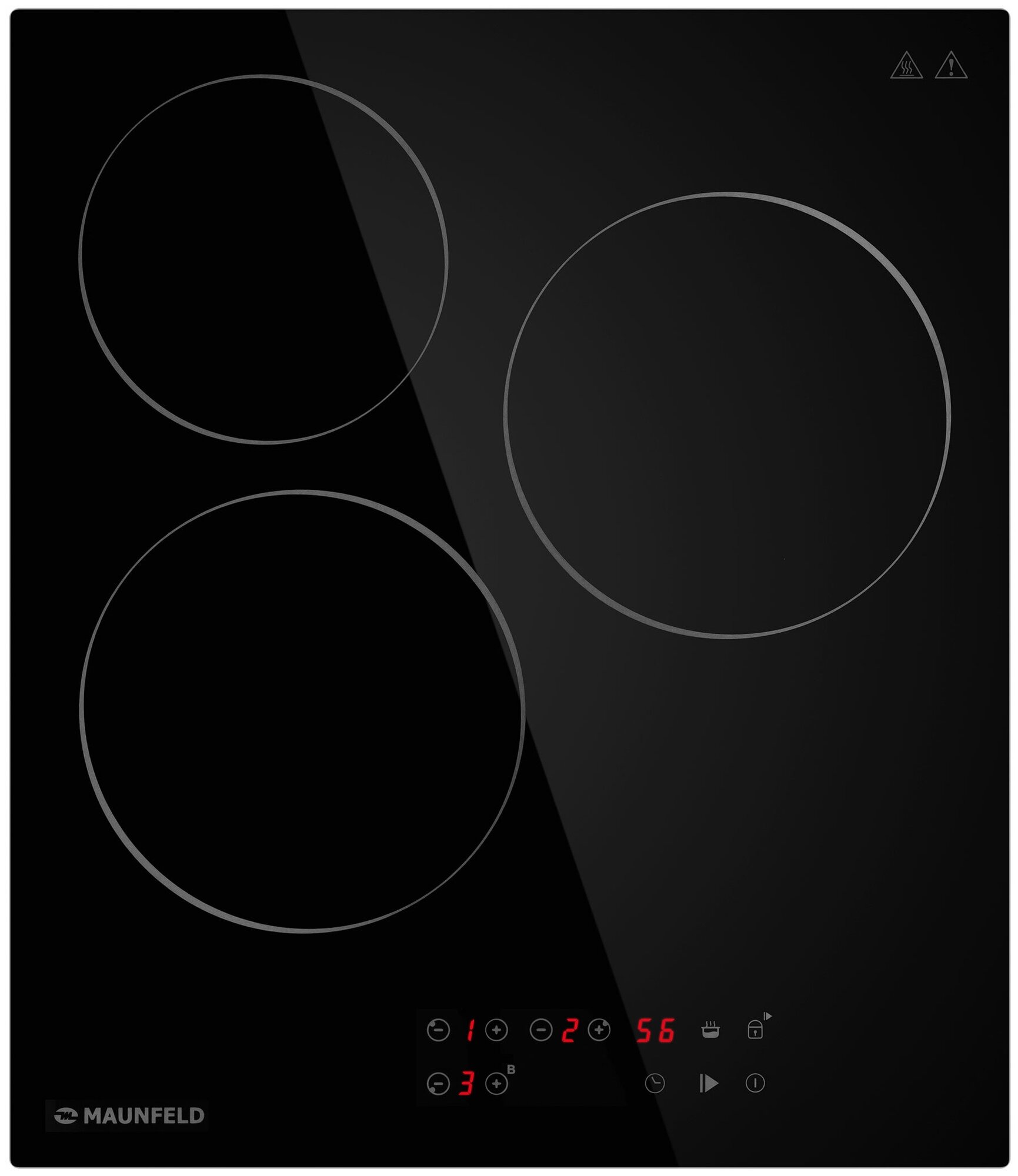 фото Электрическая варочная панель Maunfeld CVCE453BK, черный