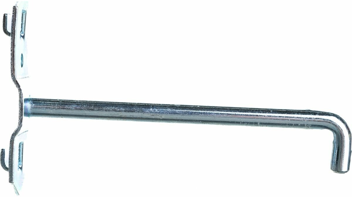 Изогнутый держатель инструмента Norgau Industrial для перфорированных панелей 38х10х10 100