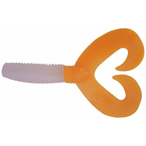 Твистер Helios Credo Double Tail Pearl & Orange, 7.5 см, 7 шт. (HS-12-019) 1445031