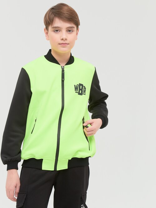 Куртка WBR, размер 128, зеленый