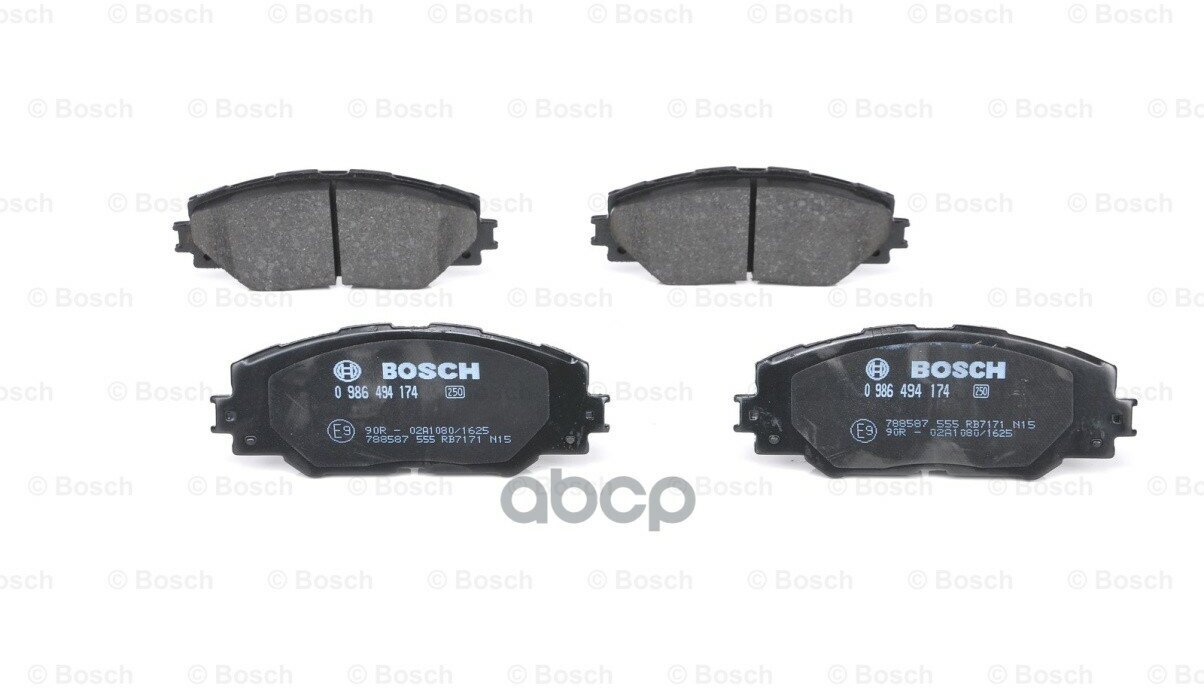 Колодки Тормозные Toyota Rav 4 05- Перед. Bosch арт. 0986494174