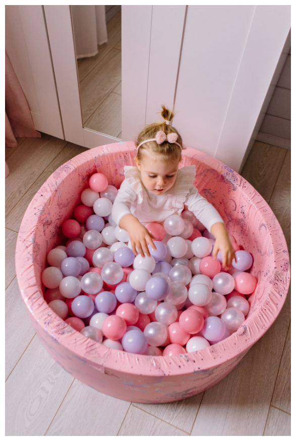 Детский сухой бассейн Boobo.kids 85х30 см с комплектом из 150 шаров - фотография № 4