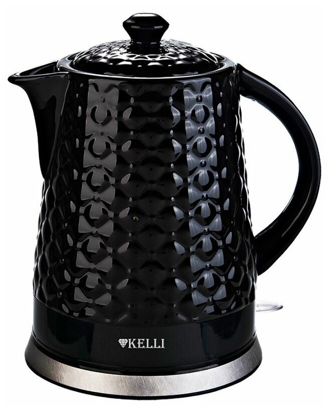 Чайник Kelli KL-1376 керамический объём 1,8л черный