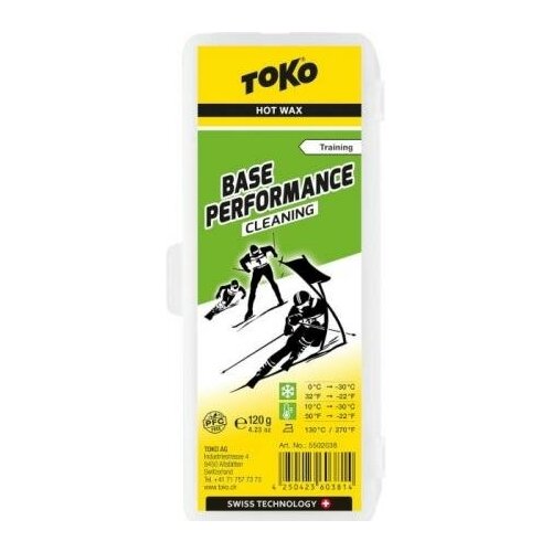 фото Безфтористый парафин toko base performance cleaning 120g 5502038