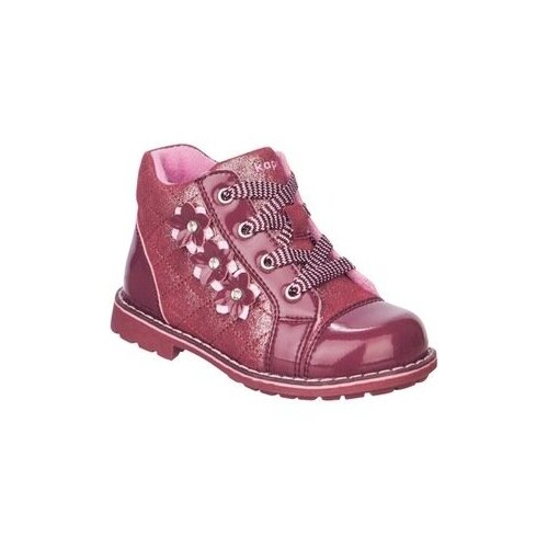 фото Ботинки kapika, демисезонные, натуральная кожа, размер 24, розовый