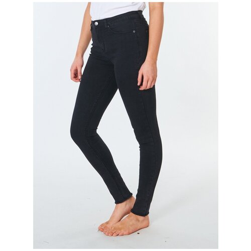 фото Джинсы rip curl bells high skinny jean, цвет 90 black, размер 24