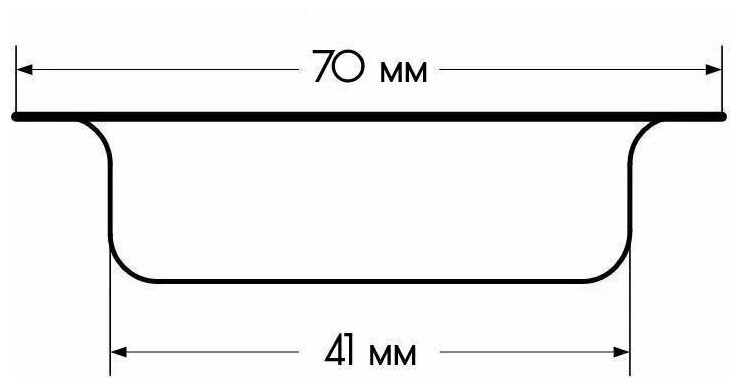 Сито фильтр для раковины 70 мм