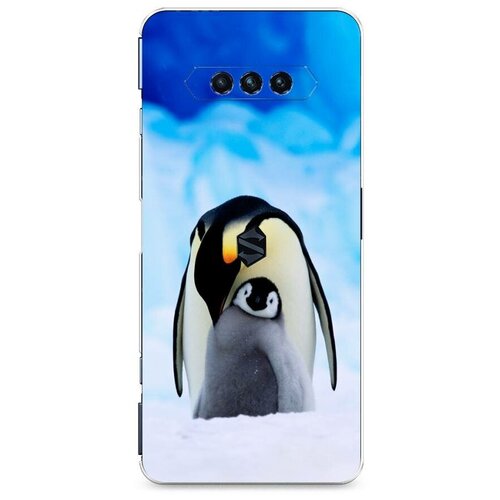 фото Силиконовый чехол "пингвины семья 2" на xiaomi black shark 4 / сяоми блэк шарк 4 case place