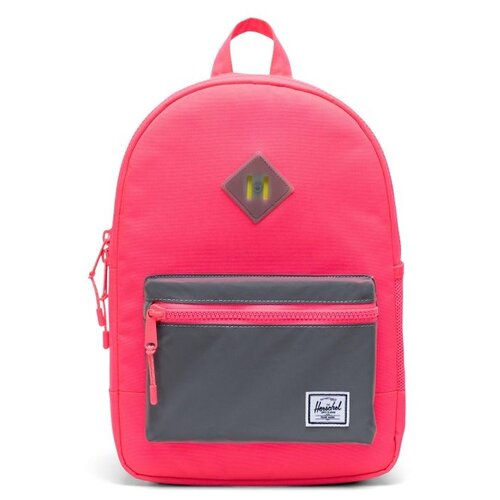 фото Городской рюкзак herschel heritage youth 16, neon pink/silver reflective