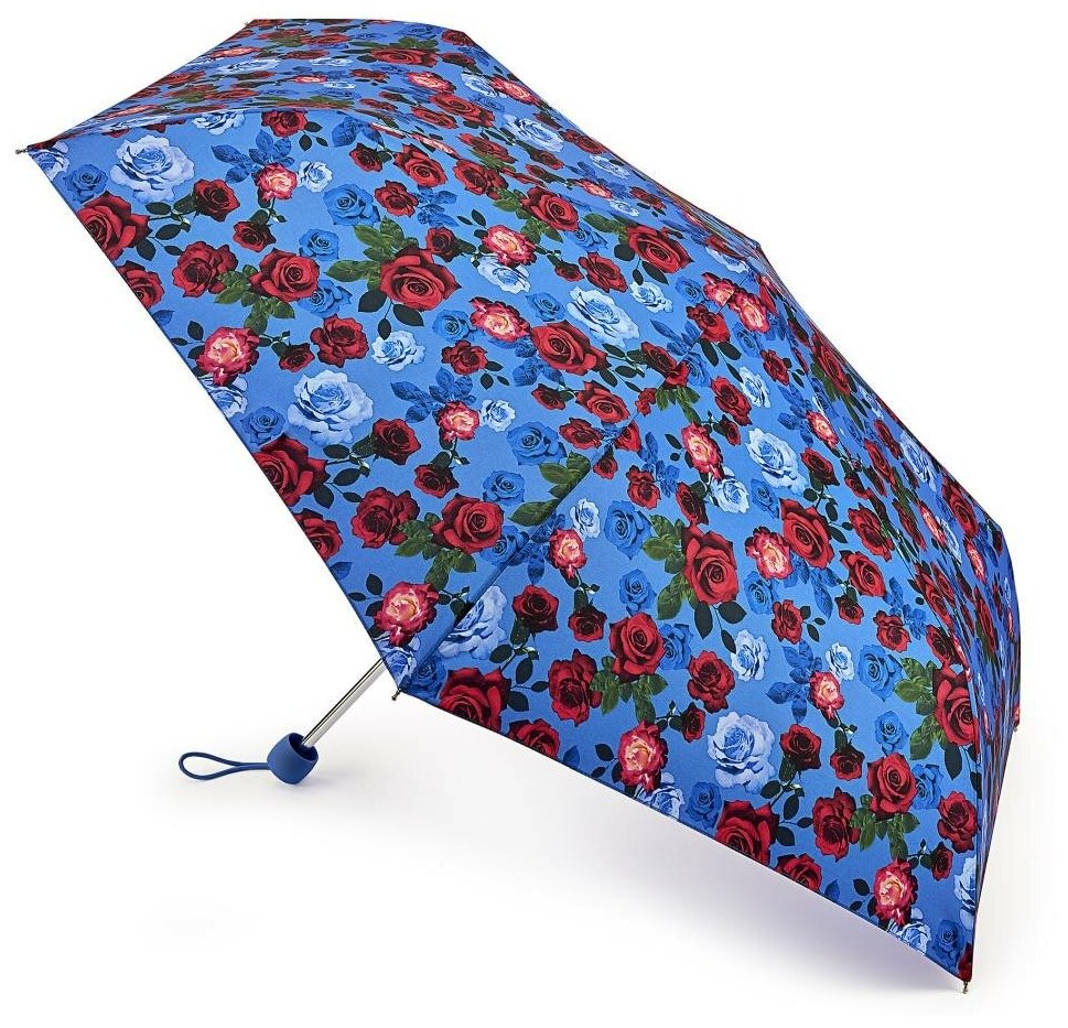 Зонт механика 3 сложения Fulton Superslim цвет Красный 0916
