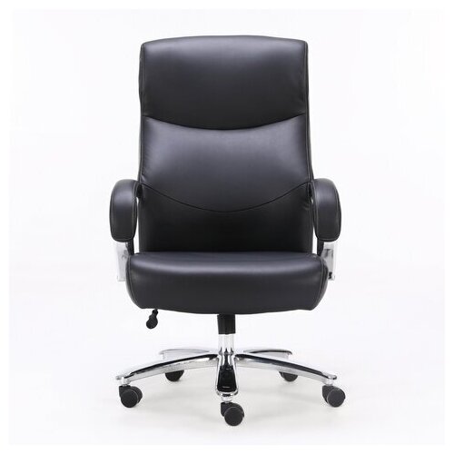 фото Кресло офисное brabix premium total hd-006 , нагрузка до 180 кг, экокожа, хром, черное, 531933