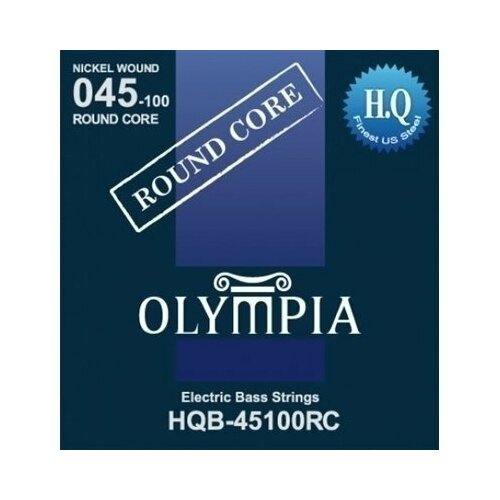 Olympia HQB45100RC Струны для бас-гитары средне-лёгкого натяжения обмотка из никеля круглый корд (