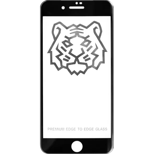 Полноэкранное защитное full screen стекло для iPhone 6+/6S+5D (Черный)