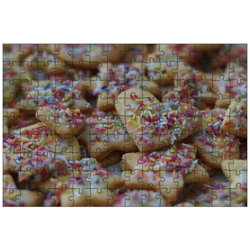 фото Магнитный пазл 27x18см."печенье, рождество, печь" на холодильник lotsprints